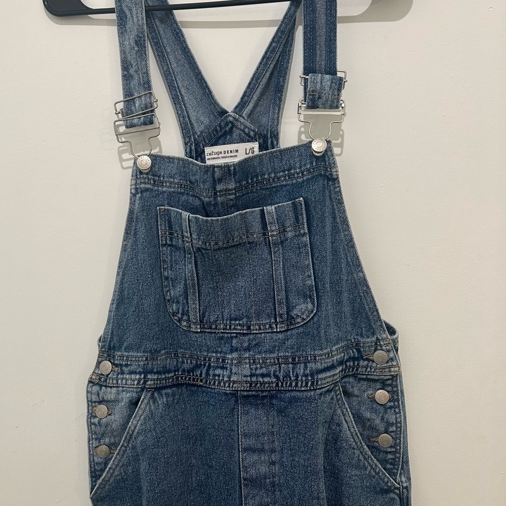 Refuge Blue Denim Overalls